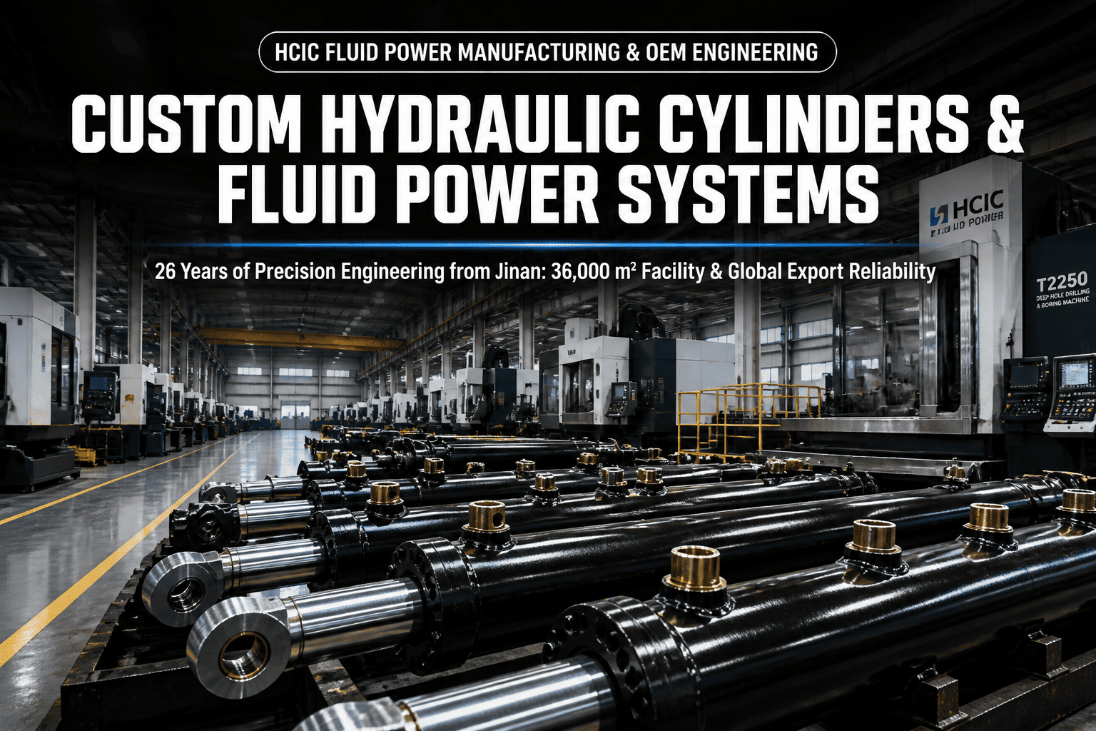 HCIC прилагоден производител на хидраулични цилиндри и OEM Fluid Power Engineering од Џинан Кина
