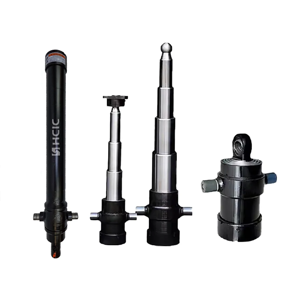 Мала приколка повеќестепен хидрауличен цилиндар