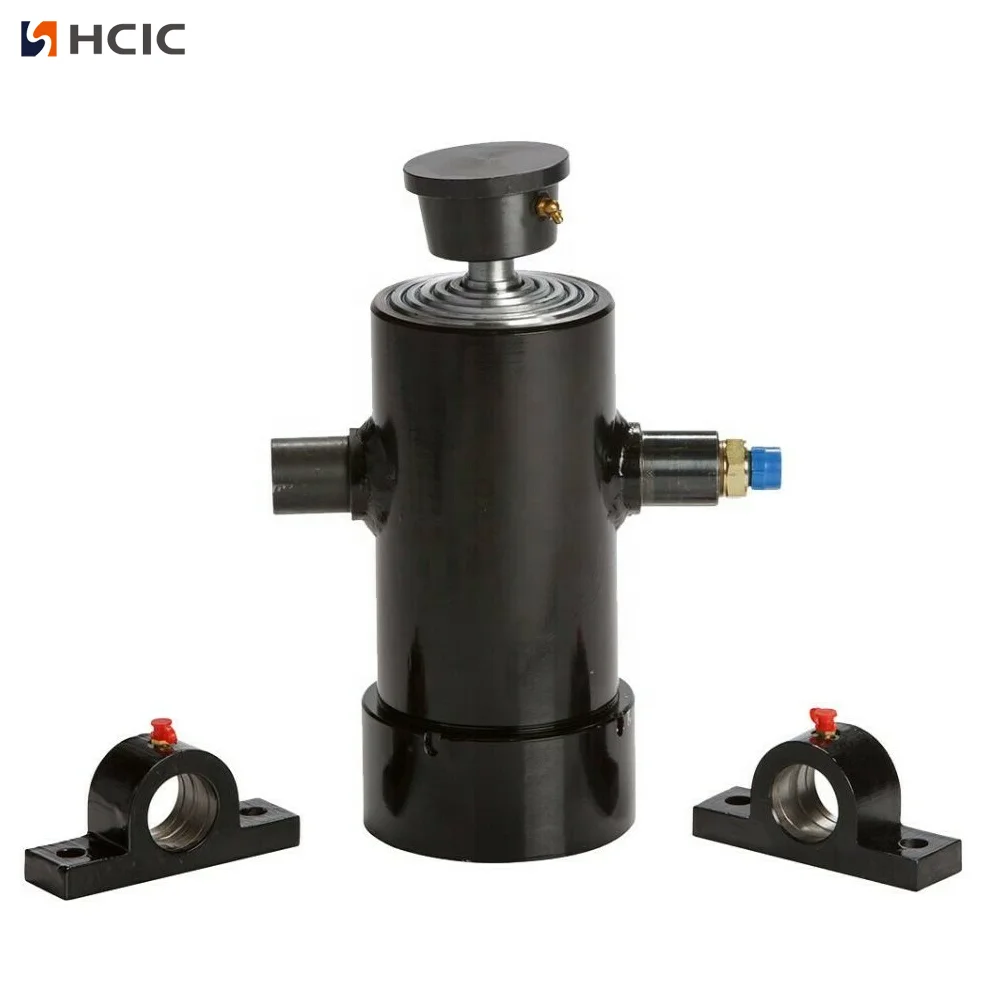 Мал телескопски хидрауличен цилиндар на шасија на приколка на навалување